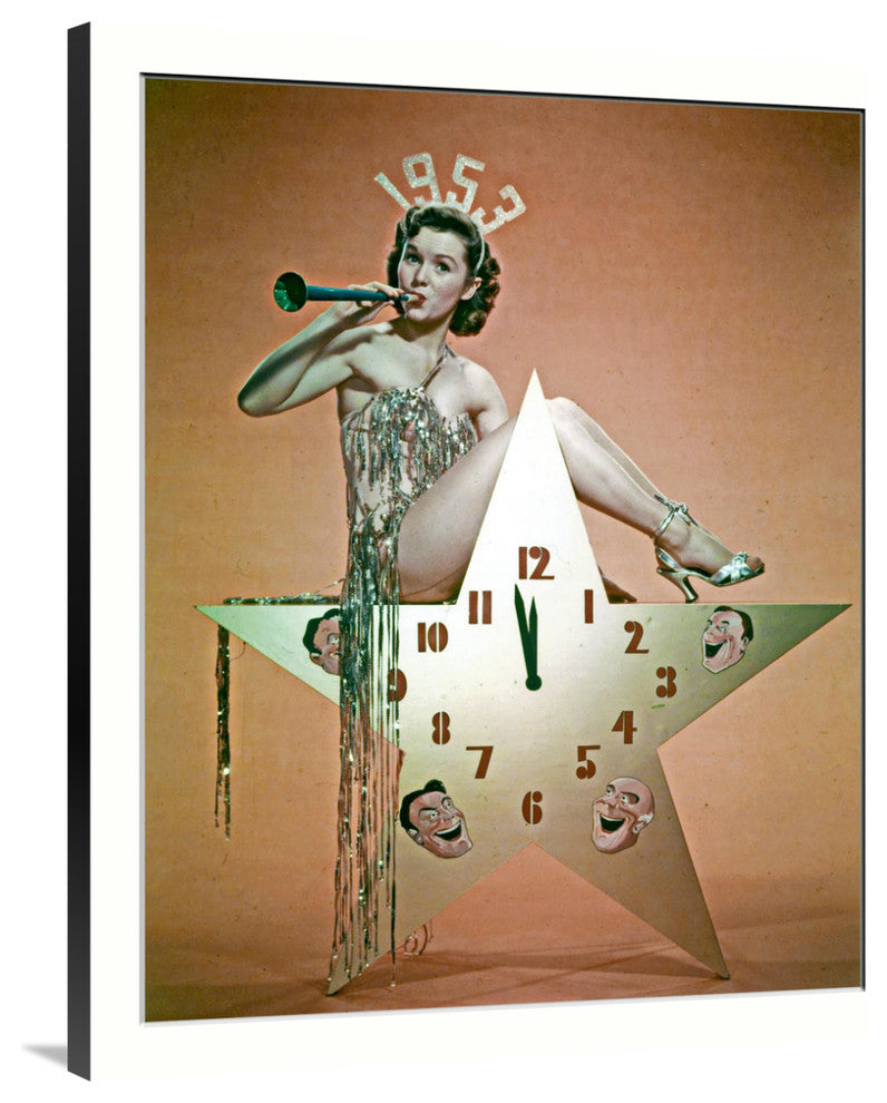 Happy New Year 1953, Debbie Reynolds, 32x40