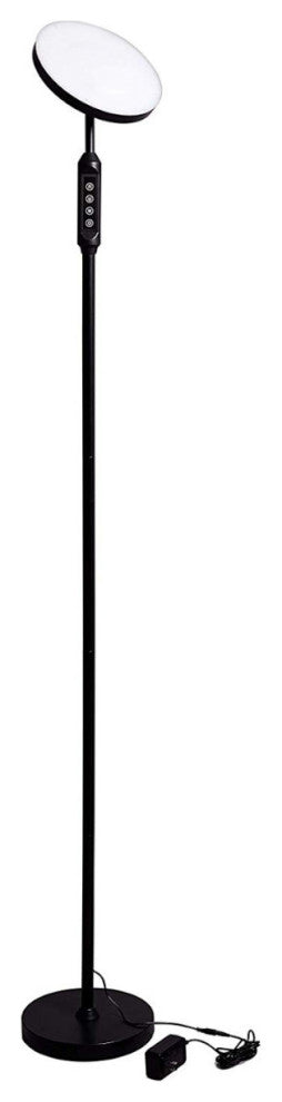 LED Torchiere Super Bright 70" Floor Lamp (5 Color Settings) 2,100 Lumens,Dimmab