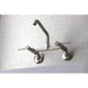 KS823SN Concord Two-Handle Wall-Mount Kitchen Faucet, Brushed Nickel