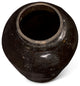 Vintage Village Black Oriental Ceramic Jar