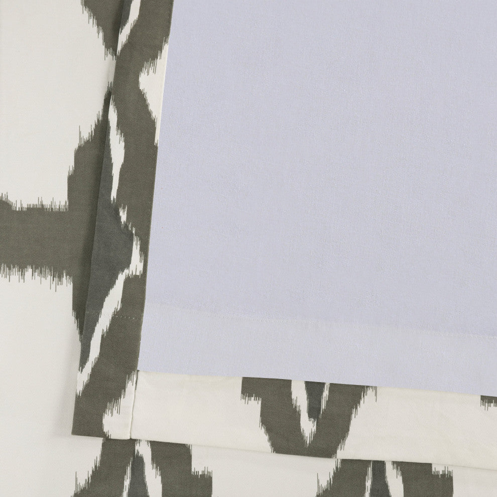Sorong Printed Cotton Curtain Single Panel, 50"x84"