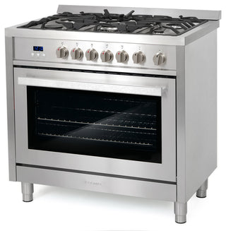 Cosmo Gas Range Pro Style Modern Stainless Steel Convection Oven