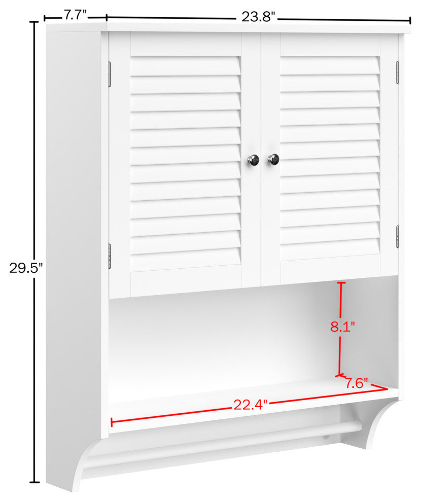 Wall-Mounted Bathroom Organizer