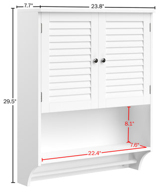 Wall-Mounted Bathroom Organizer