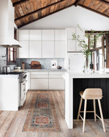 Cobalt Blue Spice Printed Polyester Layla Area Rug by Loloi II, 2'6"x7'6"