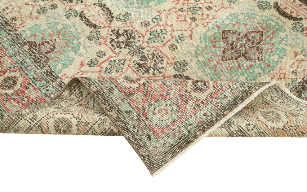 Rug N Carpet - Hand-knotted Turkish 6' 9'' x 9' 10'' Decorative Area Rug