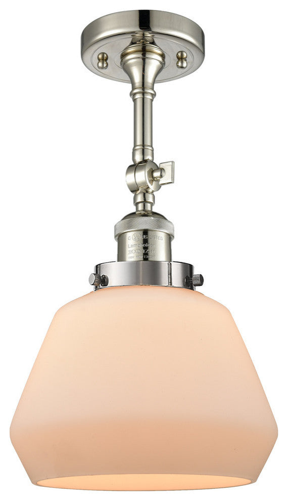 Innovations Lighting 201F-Pn-G171 1 Light Semi-Flush Mount
