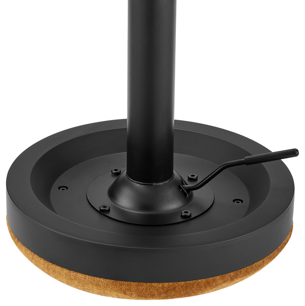 Juno Velvet Gaslift  Bar Stool, Padburry Amber