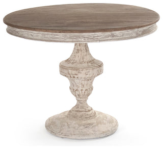 Jesse Table, Natural Top, Distressed Base