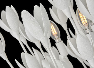 Hinkley 20" Flora Convertible Semi-Flush Ceiling Light, Textured Plaster