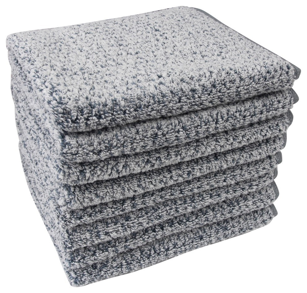 Everplush Diamond Jacquard Hand Towel Set, 4-Pack, Dusk