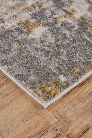Weave & Wander Vanhorn Rug, Gold/Sterling, 10'x13'2"