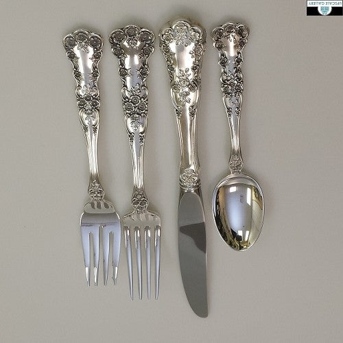 Gorham Sterling Silver Buttercup 4-Piece Place Set
