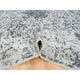 Gray Wool and Silk Hand Knotted Erased Persian Design Oversized Rug 12'1"x15'1"