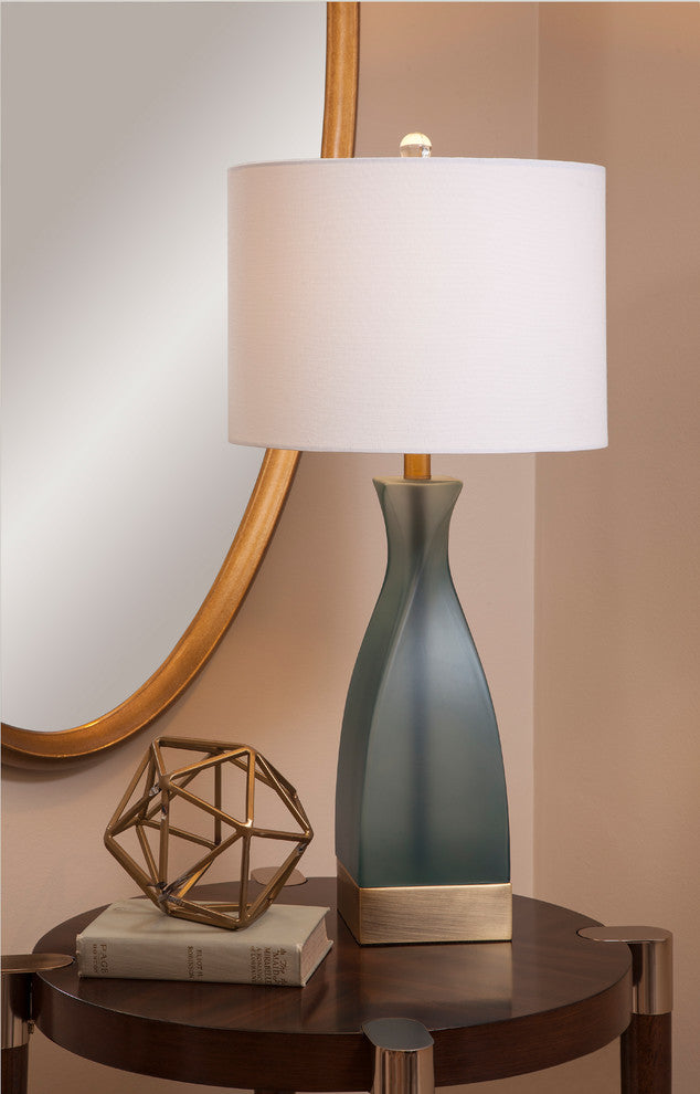 Anthea Table Lamp - Frosted Blue