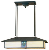 35L Winter Pine Oblong Pendant