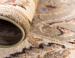 Unique Loom Green Hickory Voyage 4' 0 x 4' 0 Square Rug