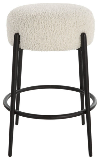 Uttermost - 23783 - Counter Stool - Arles - Satin Black