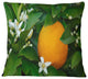 Orange Blossom Portrait Throw Pillow, 16"x16"