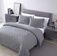 The Nesting Company Larch 3 Piece Comforter Set - King - Gray