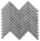 Carrara Small Chevron Mosaic Tile - Hand-Sorted Natural Stone for Bathroom