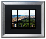 Philippe Hugonnard 'Central Park Window', Silver Frame, Black Mat, 20x16