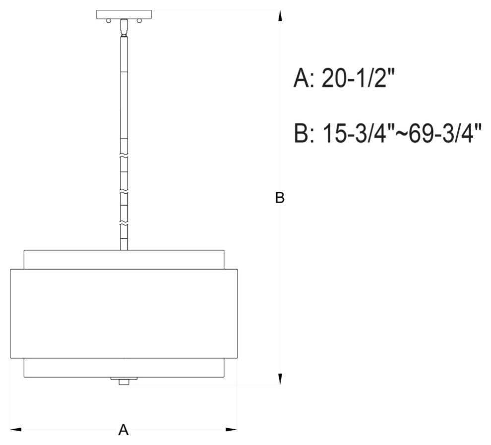 Burnaby 4-Light Pendant Matte Brass