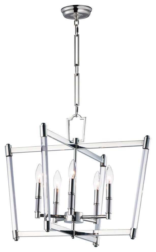 Maxim Lucent Five Light Chandelier 16103CLPN