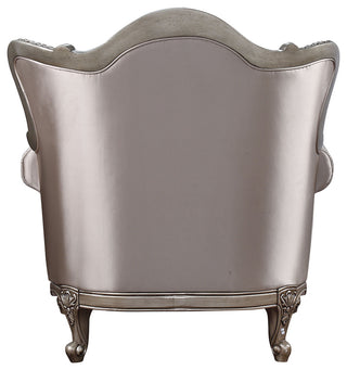 Jayceon Chair With 1 Pillow, Fabric and Champagne