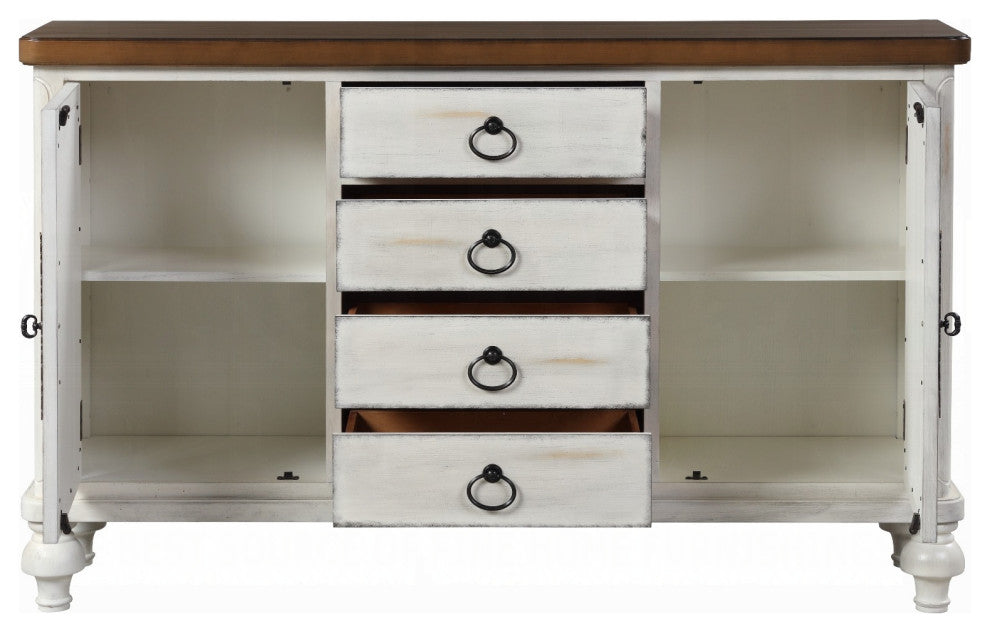 Vermont Console Table, Antique White