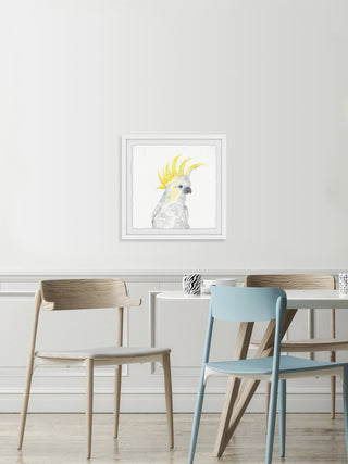 "Cockatoo II" Framed Painting Print, 12"x12"