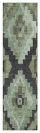 Machine Washable Indoor/Outdoor Chantille ACN1894 Aloe 2'3" x 7'6" Runner Rug