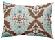 Bombay Medallion Decorative Throw Pillow, Light Blue, 14"x20"