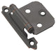 2 Pack, Self-Closing, Face Mount, Variable Overlay Hinge, Oil-Rubbed Bronze