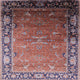 Ahgly Company Indoor Square Mid-Century Modern Area Rugs, 4' Square