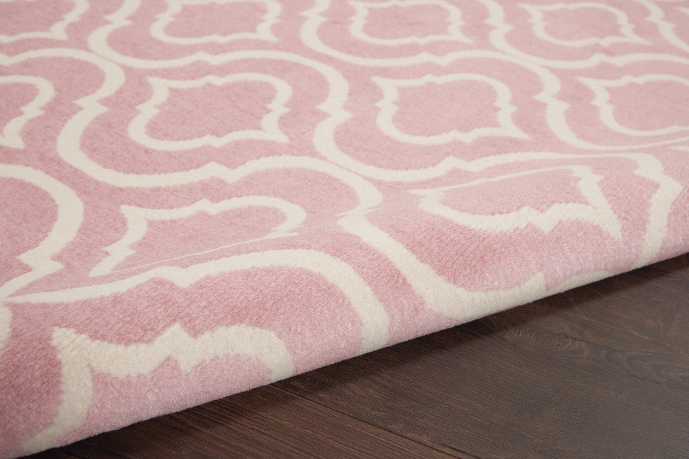 Nourison Jubilant 6' x 9' Pink Contemporary Indoor Area Rug