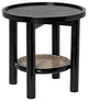 Hide Away Side Table, Charcoal Black