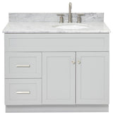 Ariel F043SRCW2OVO Hamlet 43" - Grey / Carrara White Top