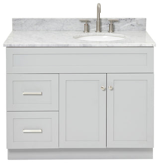 Ariel F043SRCW2OVO Hamlet 43" - Grey / Carrara White Top