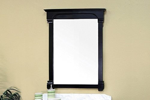 36 In Solid Wood Frame Mirror-Espresso