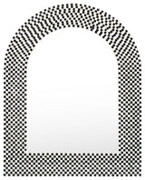 Safavieh Martini 30" Mirror, Black/White