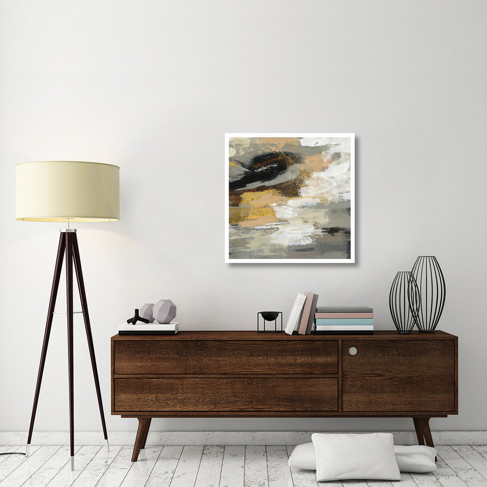 "Neutral Abstract III" Digital Paper Print by Silvia Vassileva, 32"x32"