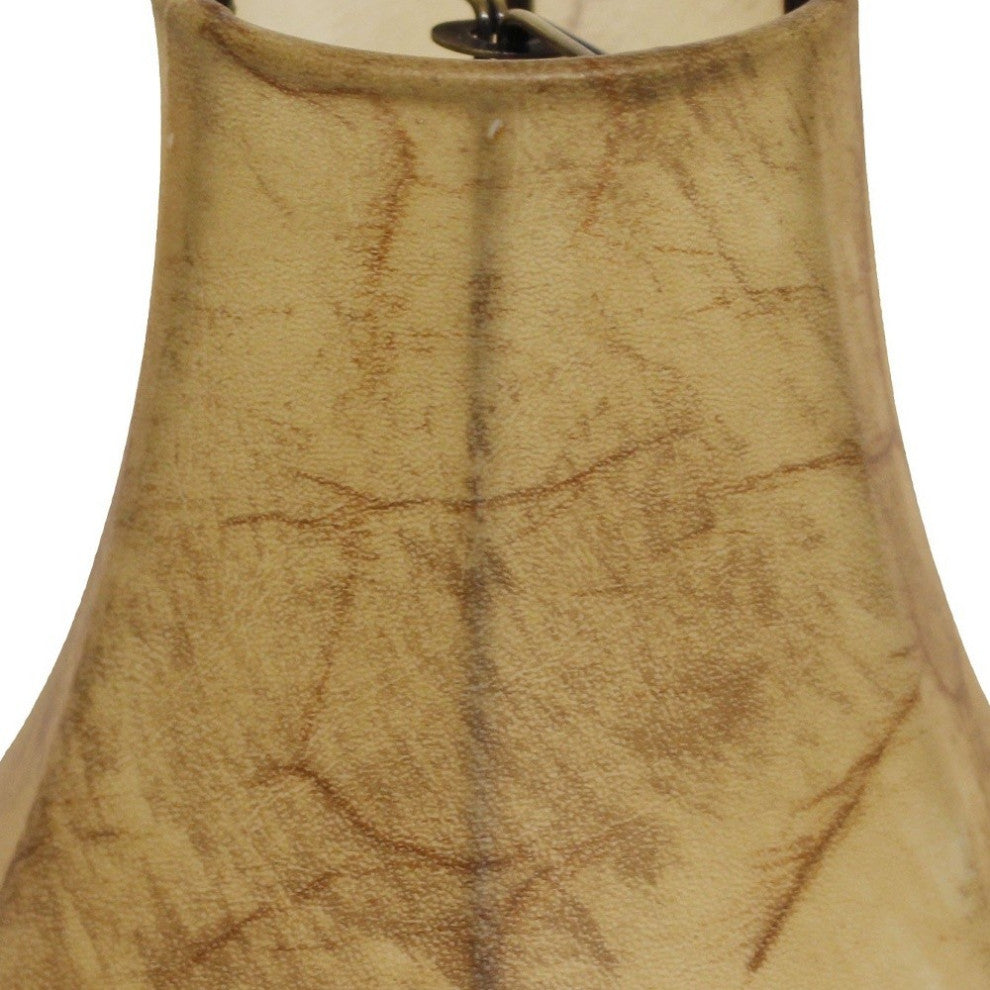 5" Antique Parchment Set of 6 Empire Slanted Chandelier Lampshades