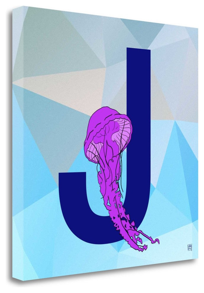 "J" By Aubree Perrenoud, Giclee Print on Gallery Wrap Canvas, Ready to Hang