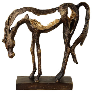 Uttermost Openly Grazing Horse Sculpture