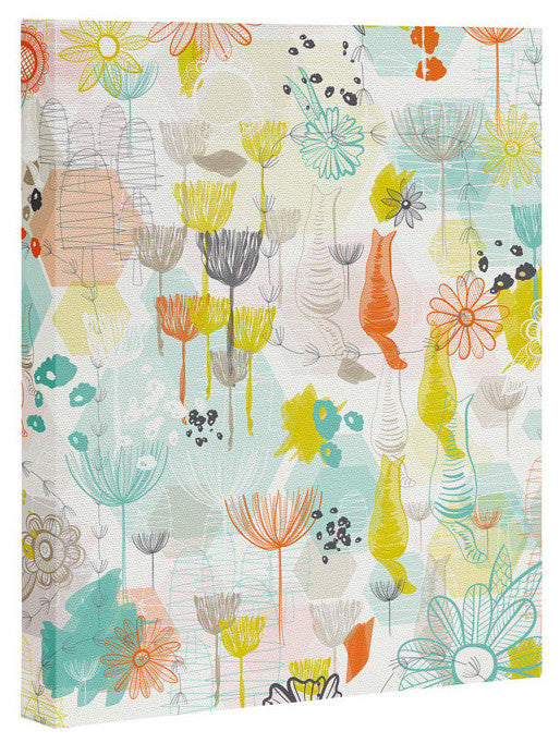 Deny Designs Jenean Morrison Rooftop Garden Art Canvas