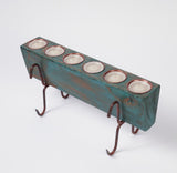 Small 6-Hole Sugar Mold Complete Set, Turquoise, Small