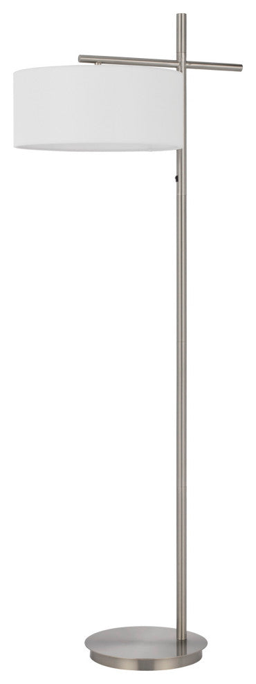 Cal Lighting LA-8039FL Laval 62" Tall Floor Lamp - Brushed Steel