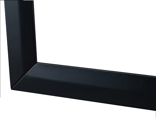 Transitional Framed Mirror, Black Onyx, 28"
