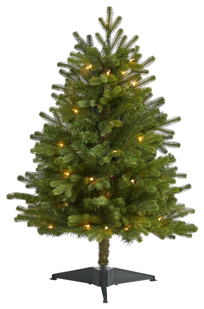 3' Washington Fir Artificial Christmas Tree With 50 Clear Lights